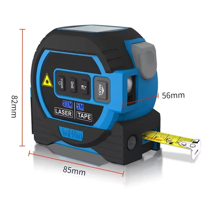 Digital Laser Rangefinder Tape Measure High Precision
