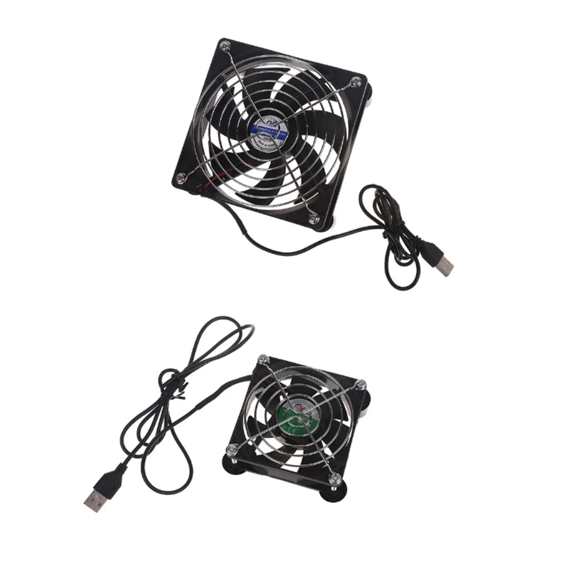 USB 라우터 팬 셋톱 박스 쿨러 80mm 120mm PC DIY 쿨러 셋톱 박스 라디에이터