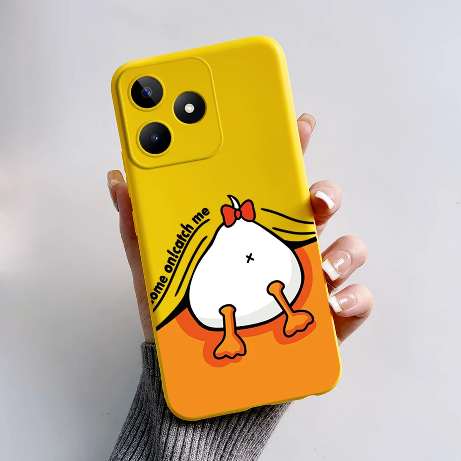 Cute Bear & Frog Silicone Soft Back Cover - Fun Cartoon Case