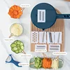 9 in 1 Vegetable Chopper Multifunctional Vegetable Slicer Cutter with Container Carrot Fruit and Garlic Chopper Kitchen Gadget 2