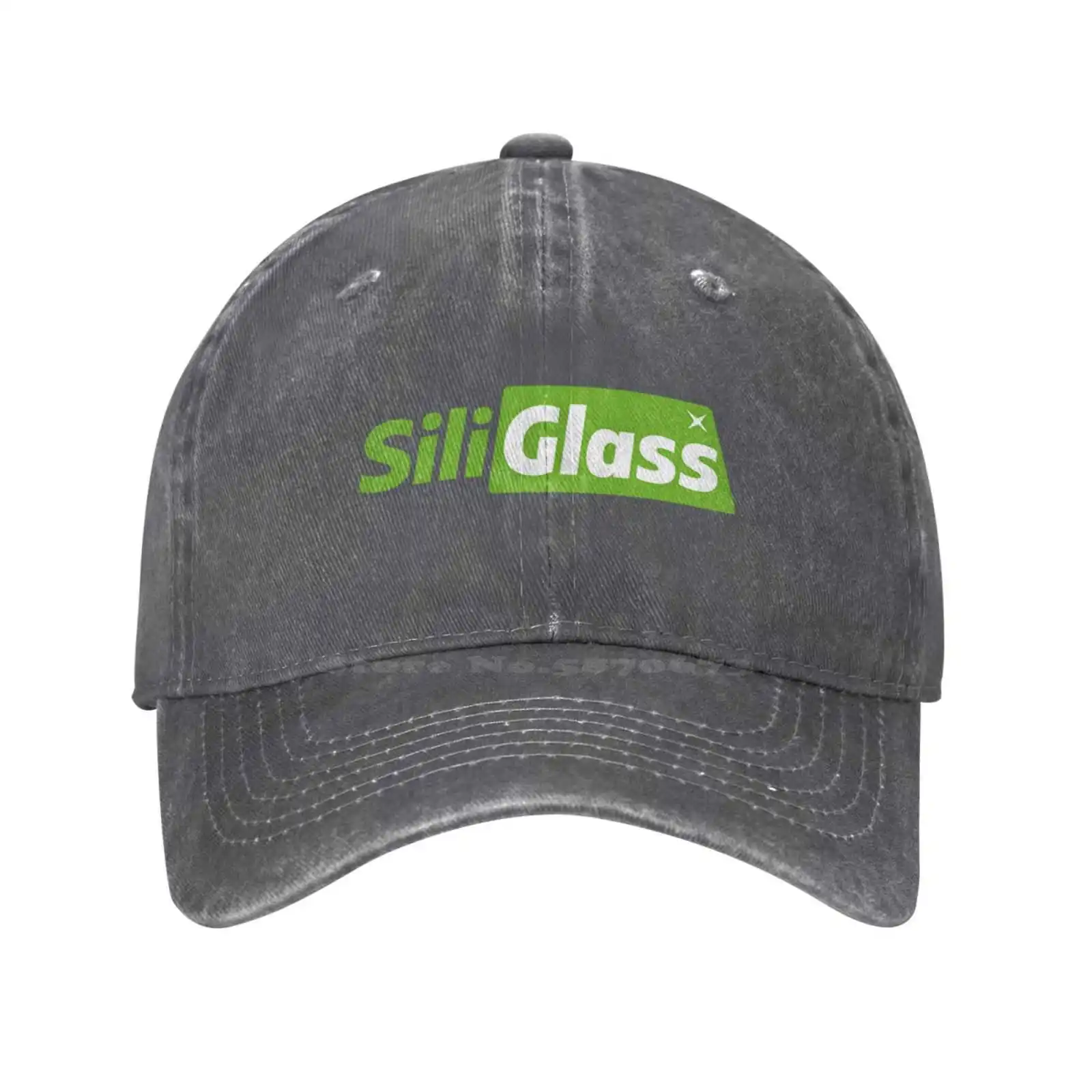 

Siliglass Logo Print Graphic Casual Denim cap Knitted hat Baseball cap