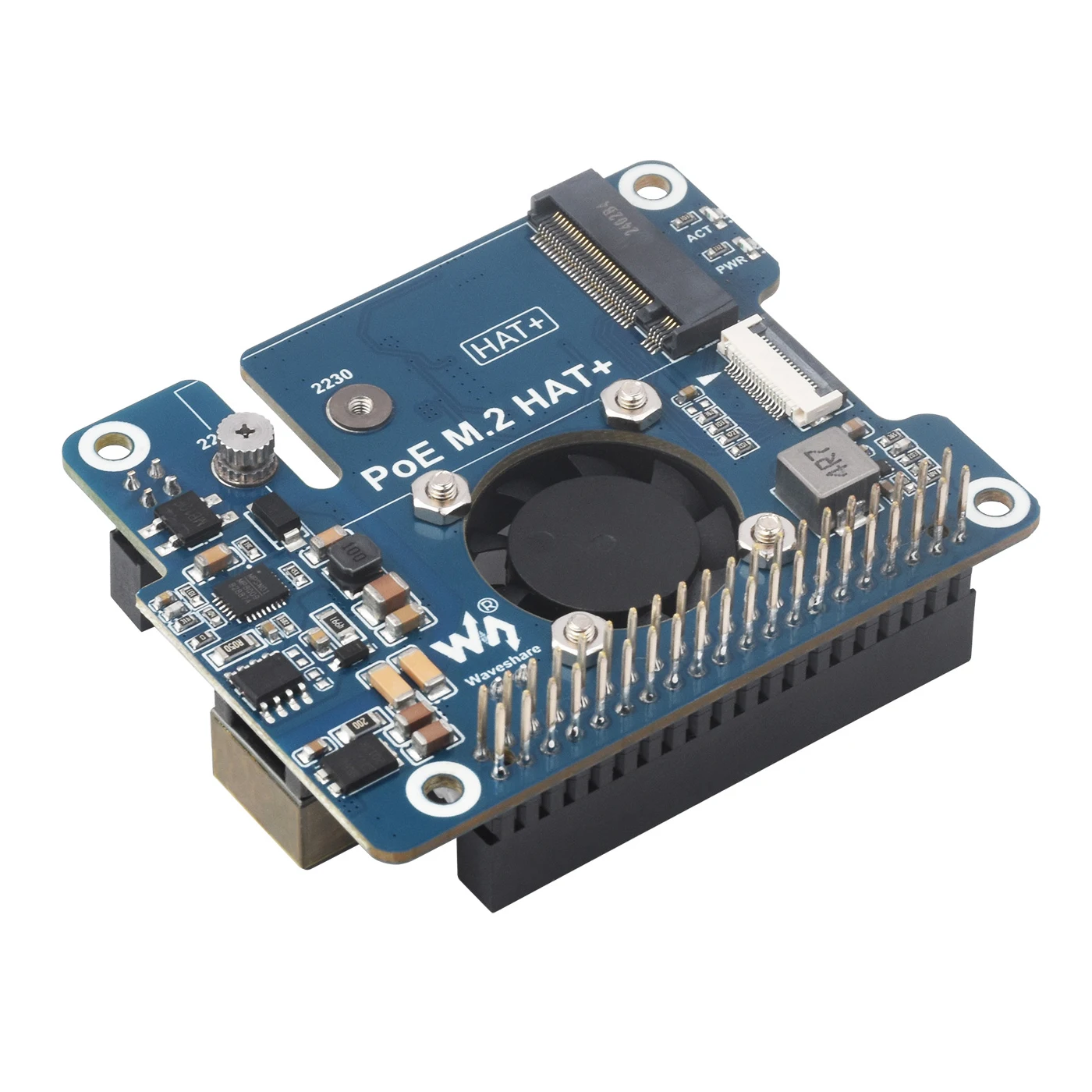 5V PI5 PoE HAT NVMe SSD 拡張ボード RPI RasPi Raspberry Pi 5