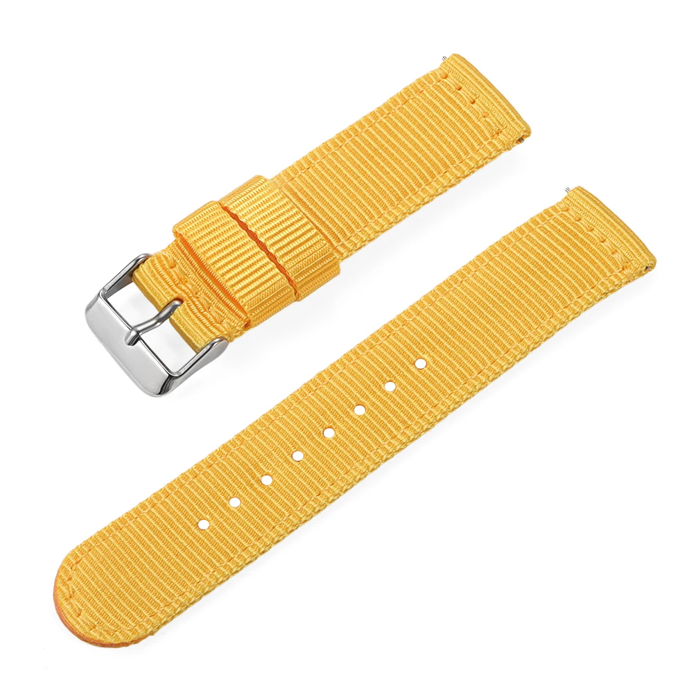 Quick Release Nylon Strap Wristband with Stainless Steel Buckle