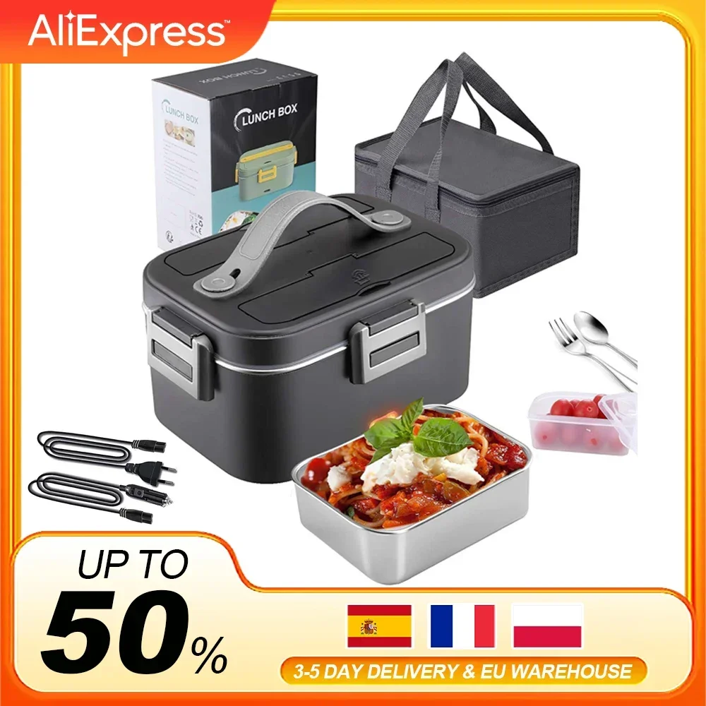 Chauffe-Plats Voiture 12V Portable - Mini Four 8L Avec Contrôle Température Numérique