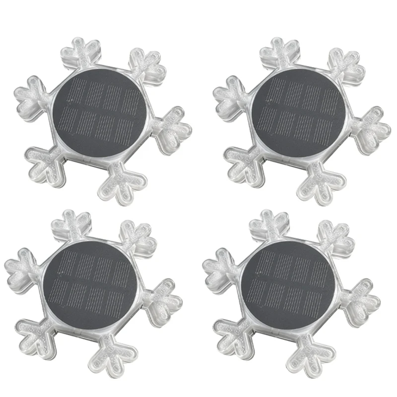 

Solar Ground Lights,4 Pack In-Ground Lights 6 LED Garden Lights Patio Lights Outdoor For Lawn Patio