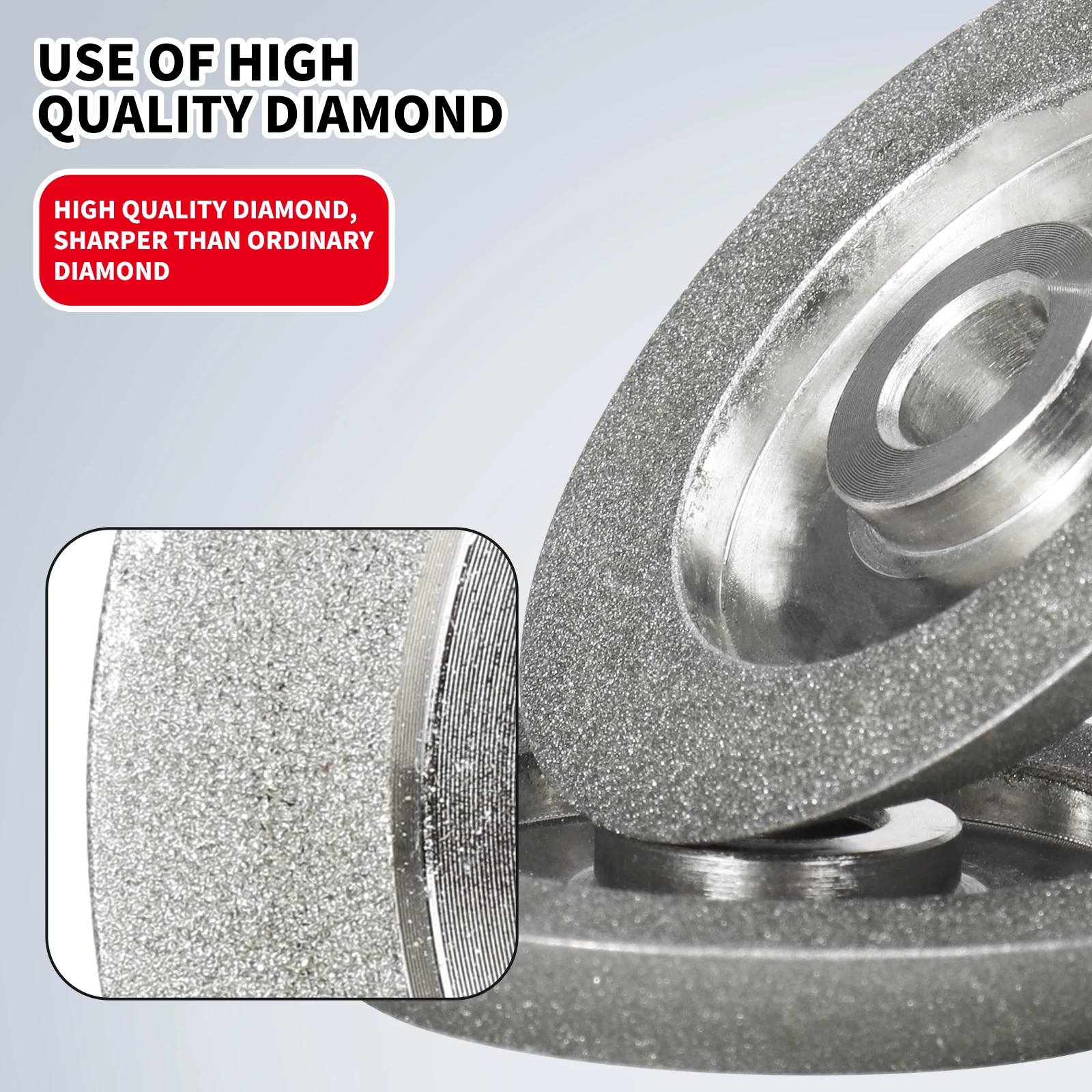 3&rdquo; 78mm Diamond Grinding Wheel Cutter Grinder Circle Sharpener Disc Carbide Metal Tungsten Steel Milling Cutter