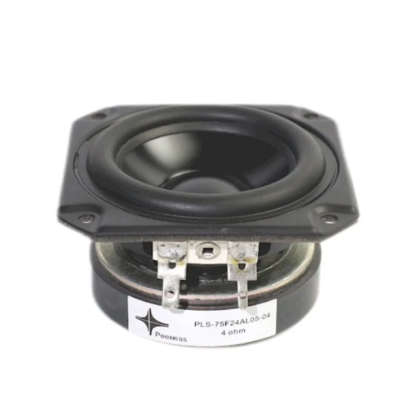 B-025 Peerless 3 Inch Full Frequency Speaker Car Mounted Center Speaker Super Toxic Medium Bass 40W 4 Ohm 1 Pair
