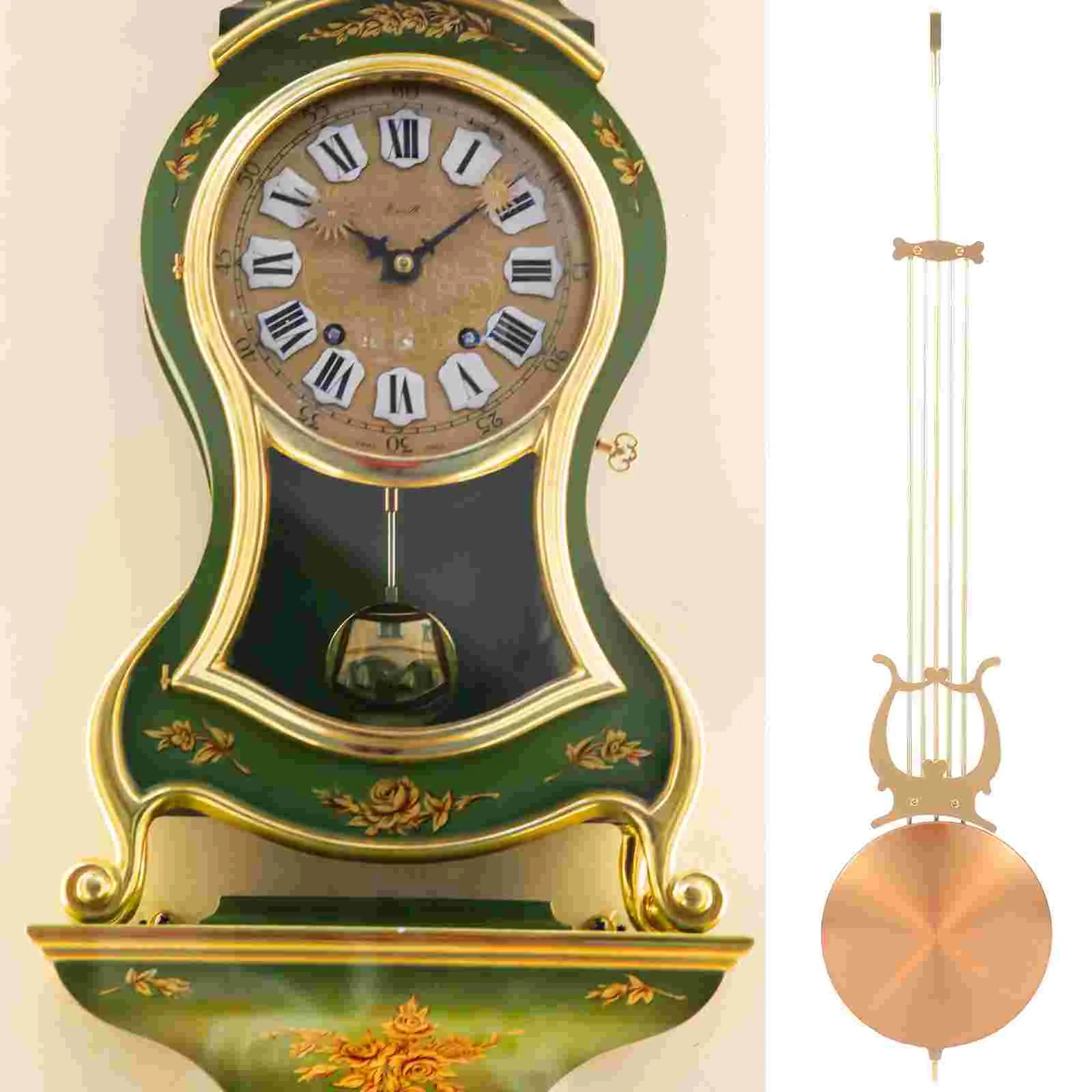

Metal Clock Pendulum Wall Clock Movement Part Mute Clock Decorative Pendulum Supply