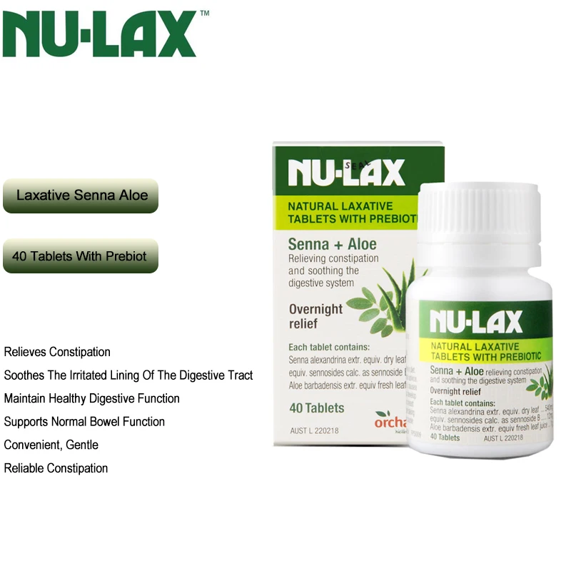 nulax-overnight-relief-constipation-laxative-40tablets-natural-aloe-prebiotic-senna-cathartic-protect-stomach-digestive-system