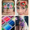 Face Painting Kit Water-Based Top Paint Pigment Body Art Painting Makeup Products Quick Dry/Easy To Wash/Non-toxic Safety Tested 6