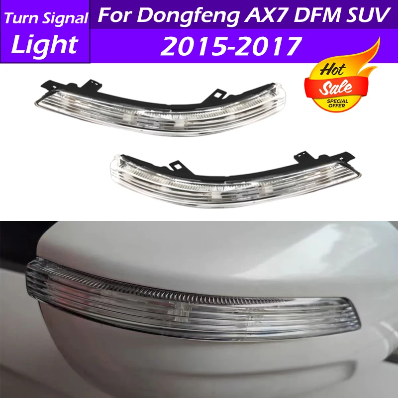 

For Dongfeng AX7 DFM SUV 2015 2016 2017 LED Car Rearview Mirror Turn Light Indicator Lamp Side Mirror Light Turn Signal Lamp