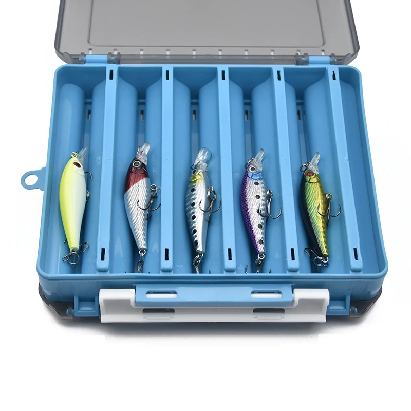 fishing tackle case,small fishing tackle storage box transparent,Tackle  organizer trays Double Sided,Fishing Lures Box Baits storage  containers,with Compartments fishing hard case,holder 