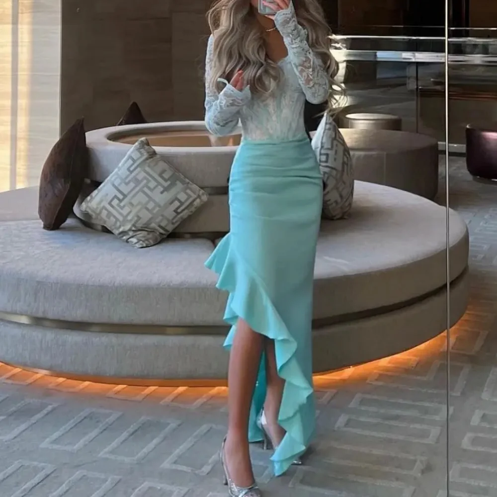 

Muloong O-Neck Floor-Length Women Elegant And Pretty Luxury Prom Dress