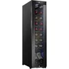 18 Bottle Compressor Wine Cooler Refrigerator w/Lock For Red,White,Champagne,41f-64f Digital Temperature Control,Black 1
