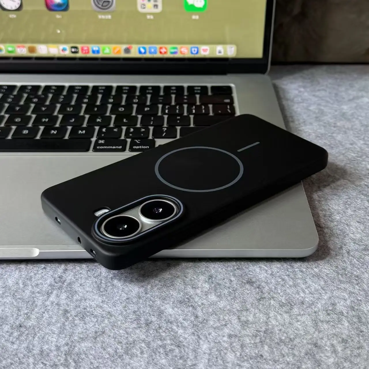 MagSafe Matte Hard PC Ultra-Thin Shockproof Bumper Case