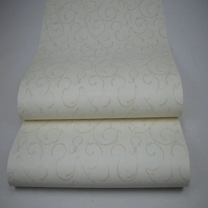 

Pure Paper American Country Retro Vine Floral Wallpaper Beige Grey Living Room Bedroom Vintage 3D Wallpaper Hotel Dining room