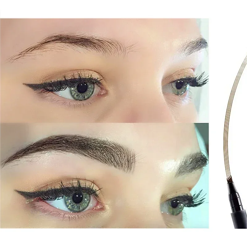 Description Picture 5 of itemProfessional Liquid Eyebrow Pencil Waterproof Long Lasting Sweat-proof Quick Dry Tip Eyebrow Tattoo Cosmetic Makeup For Women