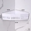 Bathroom Shelves No-drill Wall Mount Corner Shelf Shower Storage Rack Holder For Wc Shampoo Organizer Bathroom Accessories 5