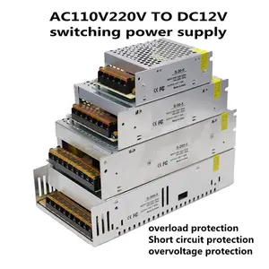 S-120-12 üblichen 120W 12VDC 10A einzigen gruppe schalt netzteil AC 110V /  220V zu DC