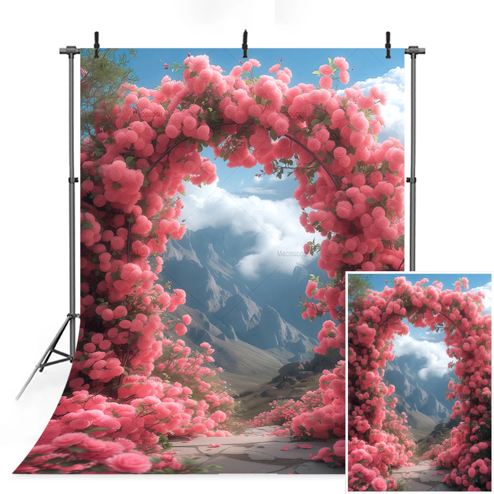 사진 촬영용 꽃 웨딩 사진 배경, 베이비 샤워, 생일 파티 장식 배경, 포토콜 스튜디오 촬영