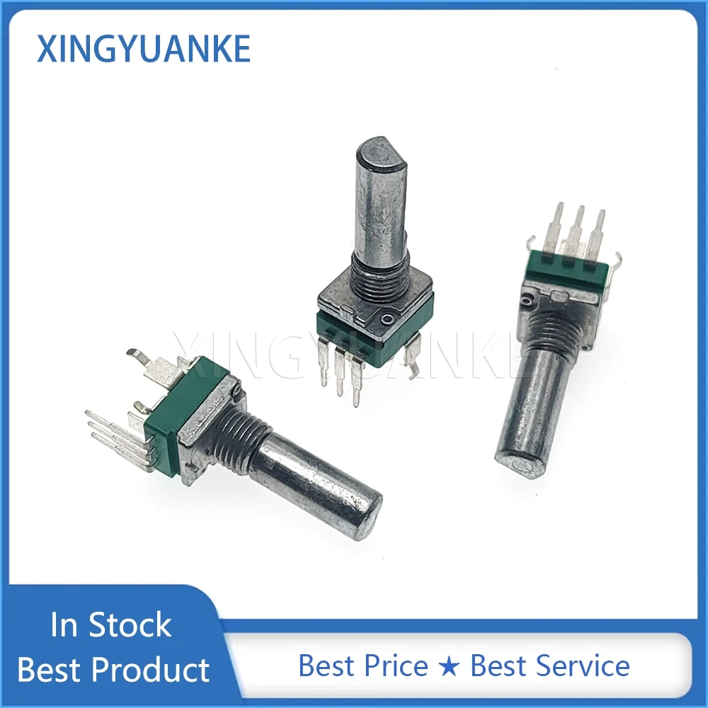 Vertical Single RK097 097 Type Precision Potentiometer With Bracket Handle Length 20MM 3-Pin B10K 20K 50K 100K 1PCS