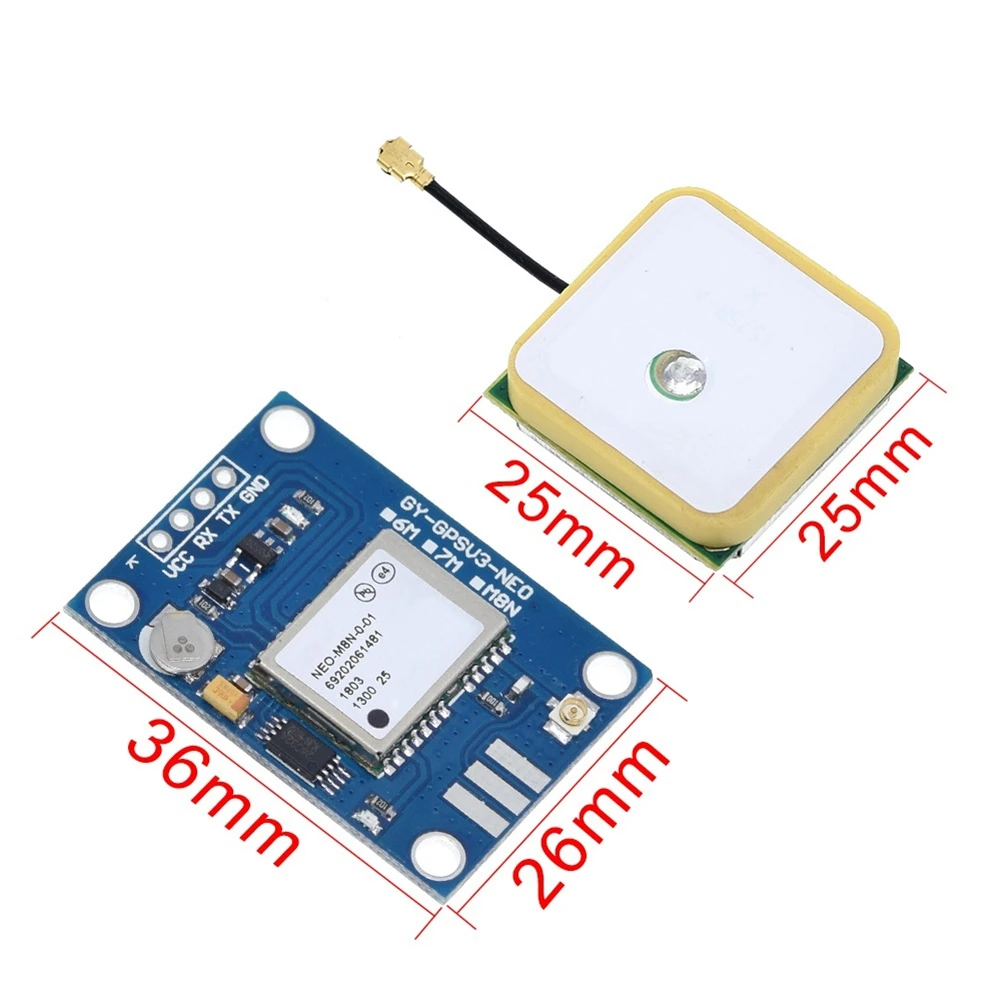 비행 제어 EEPROM MWC APM2.5가 포함된 A25P 모듈 아두이노용 대형 안테나