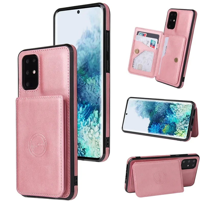 Magnetic Flip Leather Wallet Phone Case with Card Holder Cover