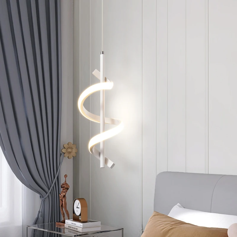 Bedside Pendant Lights Modern Light Luxury Home Decor Long Cable