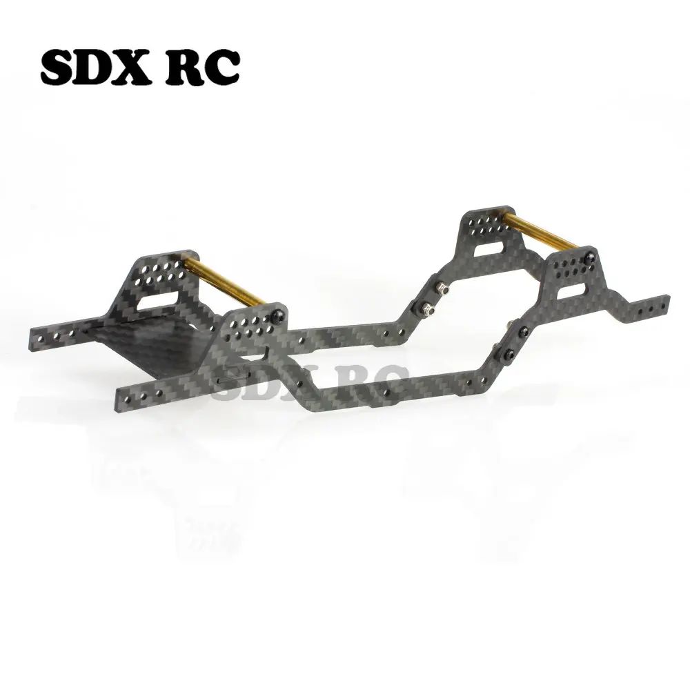 

TRX4M LCG комплект шасси из углеродного волокна рамка балка рельса для TRX4M 1/18 RC Гусеничный автомобиль обновленные детали аксессуары