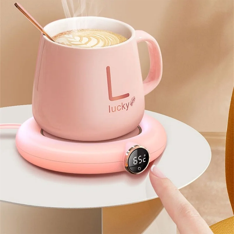 Mini Tragbare USB Tasse Wärmer 3 Getriebe Kaffee Becher Heizung Bahn Intelligente  Thermostat Heißer Platte Milch Tee Wasser Heizung Pad heizung