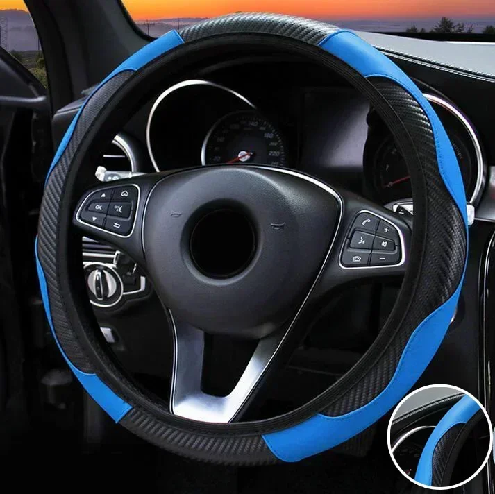 38CM Car Steering Wheel Cover Elastic Style Suitable For 37-38CM Diameter steering wheel cover