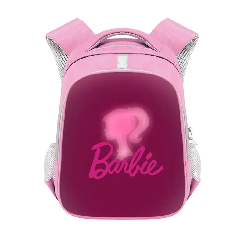 Miniso-mochila Barbie PCV para niñas, bolsa de viaje escolar de alta  capacidad, color negro y rosa, Y2k, 2023 - AliExpress