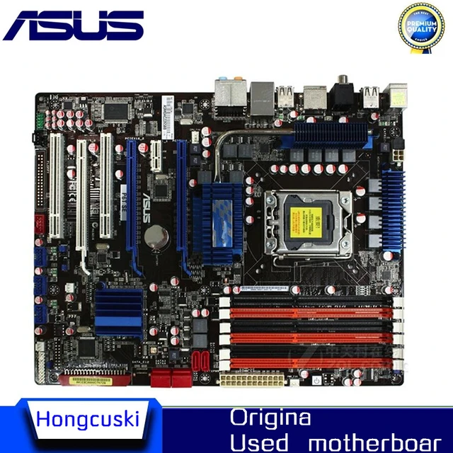 Scheda madre LGA 1366 X58 P6T SE per scheda madre Asus P6T DDR3 i7 X5670 per  scheda madre originale Desktop Intel X58 1366 - AliExpress