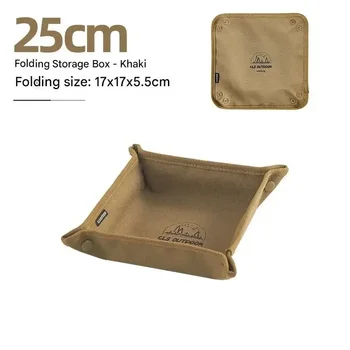 Camping Storage Tray – Portable Folding Travel Storage Box & Table 1