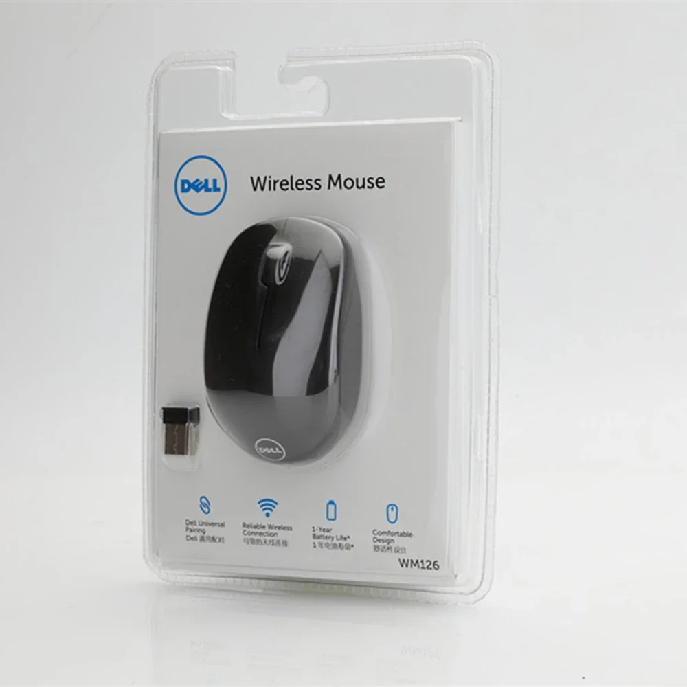 2.4Ghz Wireless Optical Ergonomic Gaming Mouse For DELL WM126