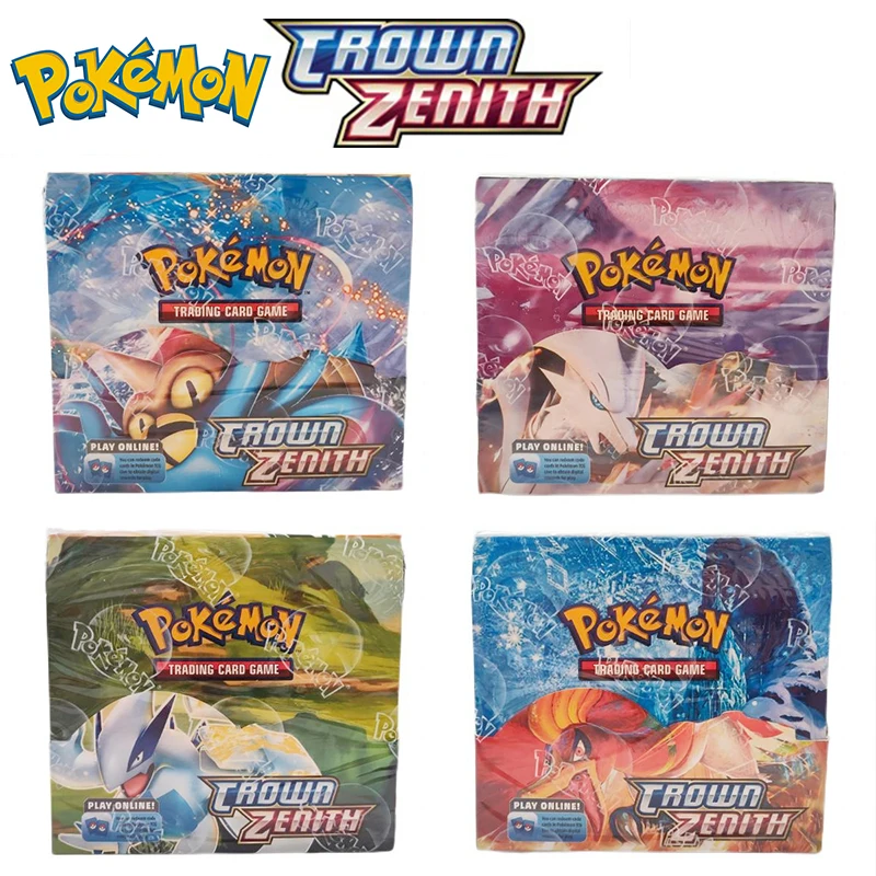 324 Pz Carte Pokemon Anime Da Collezione Corona Zenith Argento Tempest Perso Origine Bambini Gioco Da Tavolo Giocattolo Battle Card Regalo Per Bambini