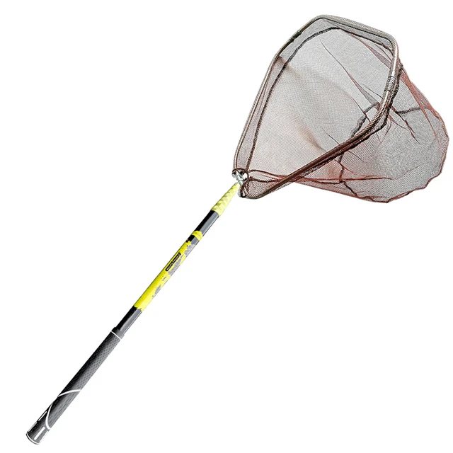 BAKAWA Fishing Hand Net Fly Folding Telescopic High Carbon