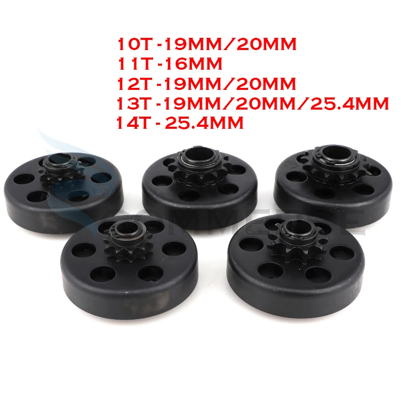 16/19/20/25.4mm GO Kart Centrifugal Automatic Clutch 3/4" 10/11/12/13/14/18T 420350428 Chain for Karting Minibike engine