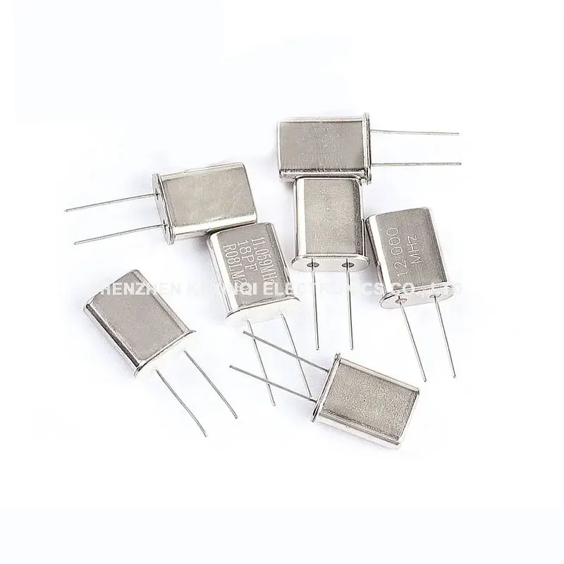 5PCS Crystal Oscillator 2.4576M Dip 2pin 2.4576MHz HC-49U Quartz Crystal Passive Oscillator