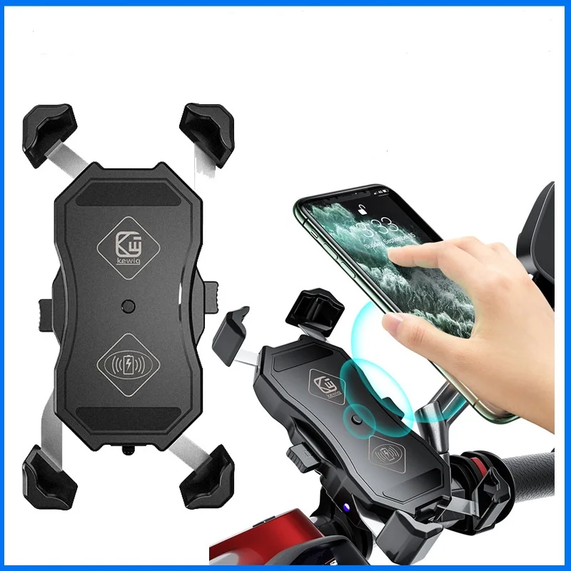 

For Samsung Galaxy A02 A02S A03 A03S A04 A04S Best Sell Motorcycle USB Quick Charge QC3.0 & Wireless Qi 4.7-7 Inch Phone Holder