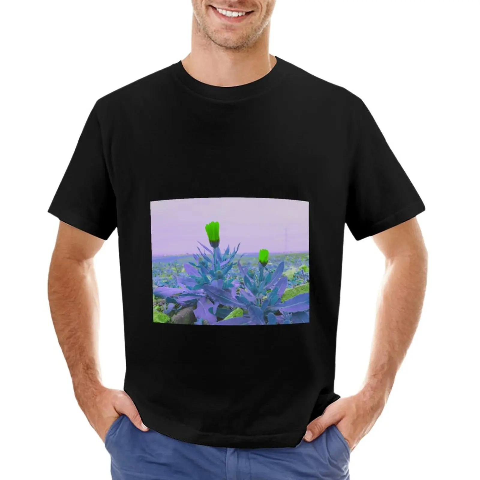

FlowerT6 T-Shirt t-shirts man kawaii clothes Men's t-shirt
