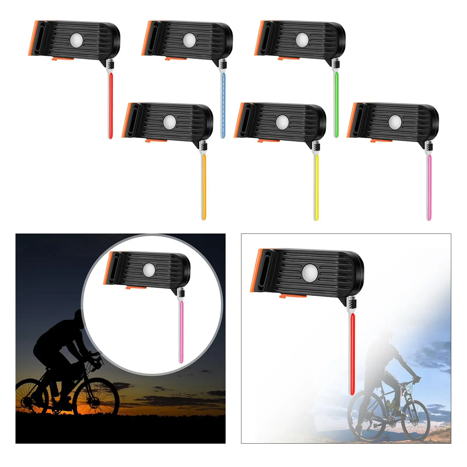 Bicycle Light Bike Rear Light Cycling Part Easy Installation Lightweight Bike