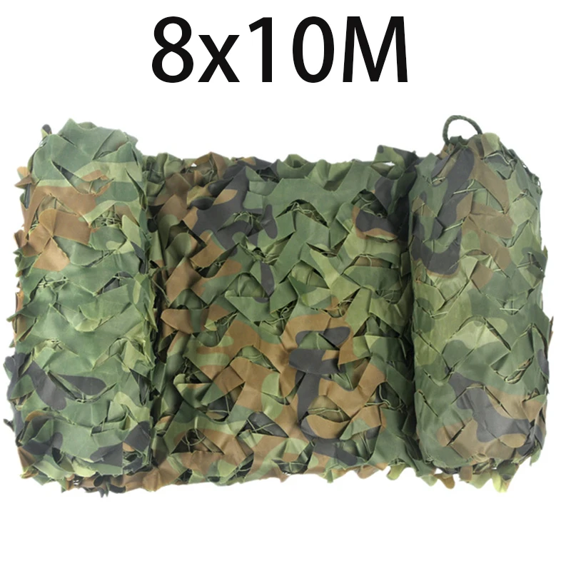 

WELEAD 8x10M Reinforced Camouflage Nets Outdoor Awning Garden Shade Mesh Hide Cover 8x10 10x8 8*10M 10*8M