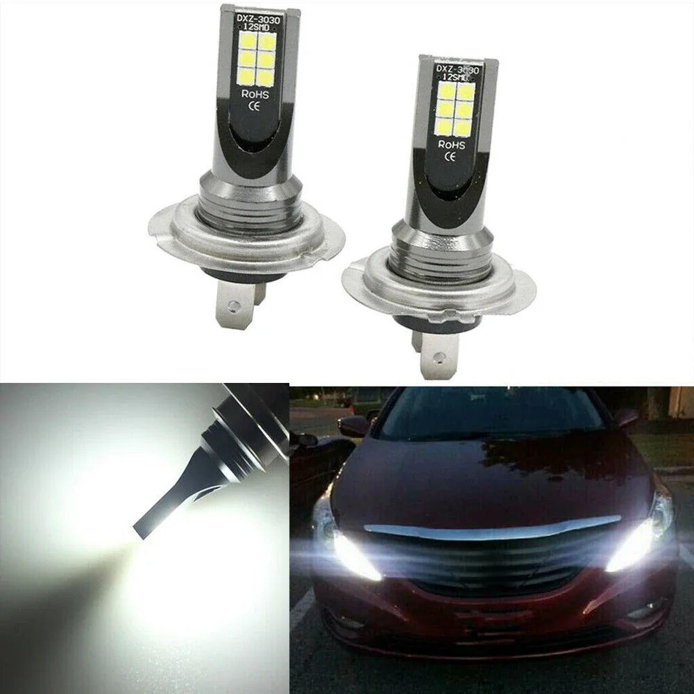 H7 Led Headlight Bulb Kit Car Fog Light Bulbs 12V 55W High Power 6000K Headlamp 1/2/4PCs