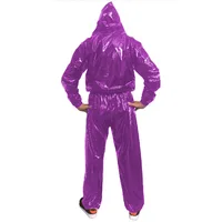 Mens Hooded Jumpsuits Front Zip Long Sleeves Catsuits Long Loose Rompers Ankle-Length Pants Jumpsuits for Women Club Party S-7XL - Image 4