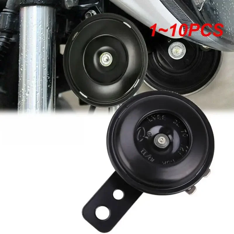 

1~10PCS Universal Motorcycle Electric Horn kit 12V 1.5A 105db Waterproof Round Loud Horn Speakers for Scooter Moped Dirt Bike