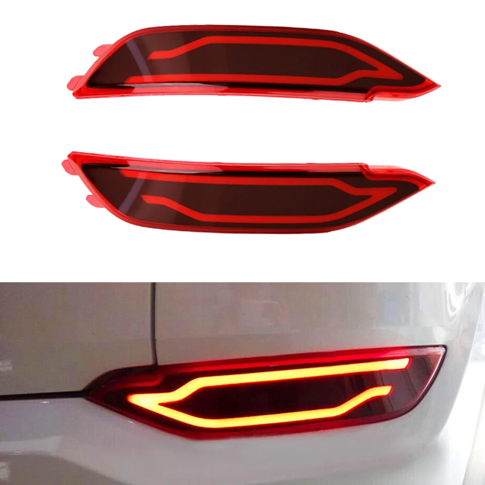 

Car Bumper Reflector Lamps Tail Lights Fit for Hyundai Tucson IX35 2016-2021 Led Lights Car Accessory Interior Replacement Parts