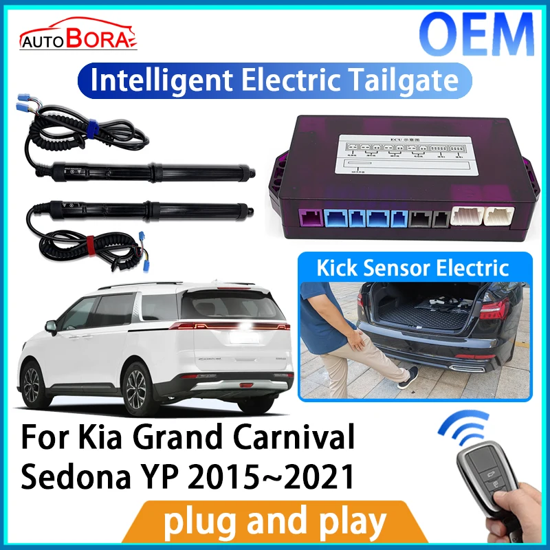 

AutoBora Intelligent Electric Tailgate Automatic Lifting Kit Remote Control Opener for Kia Grand Carnival Sedona YP 2015~2021