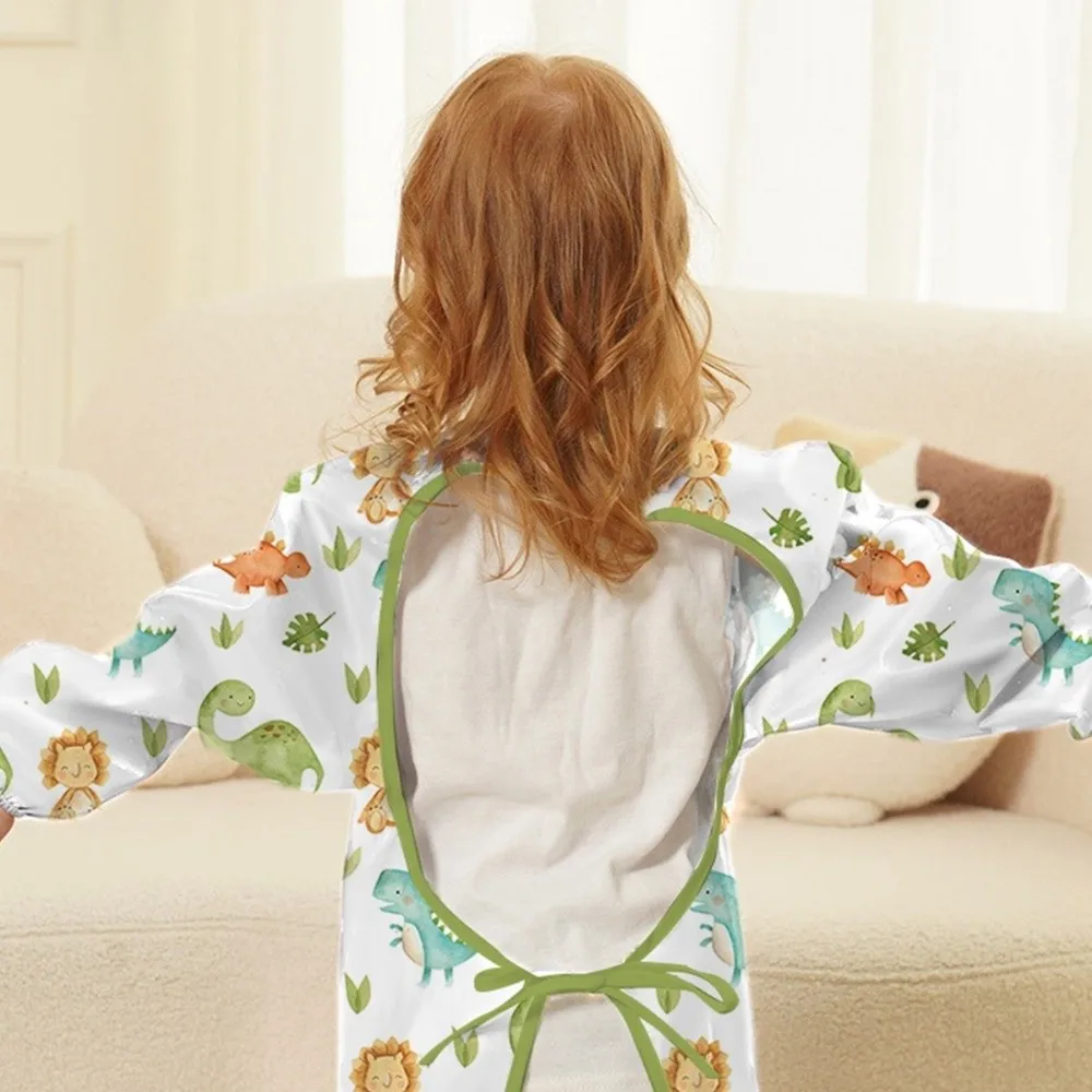 Waterproof Polyester Baby Bib with Adjustable Straps