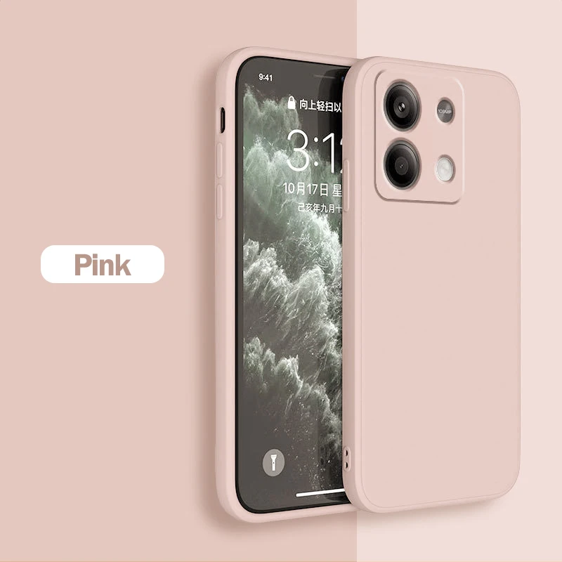 Luxury Liquid Silicone Shockproof Soft Back Cover